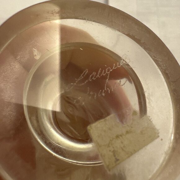 Lalique France Crystal Leaping Koi Fish Goujon Figurine Clear Frosted - Picture 2 of 2